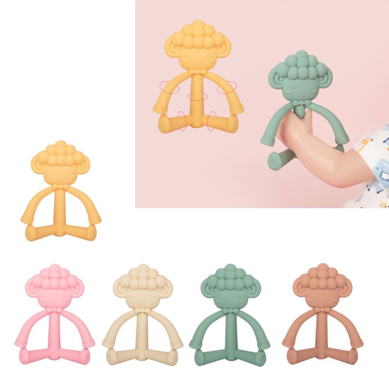 Đồ Chơi Gặm Nhấm Cảm Biến Hình Chú Cừu Dễ Thương Cho Bé