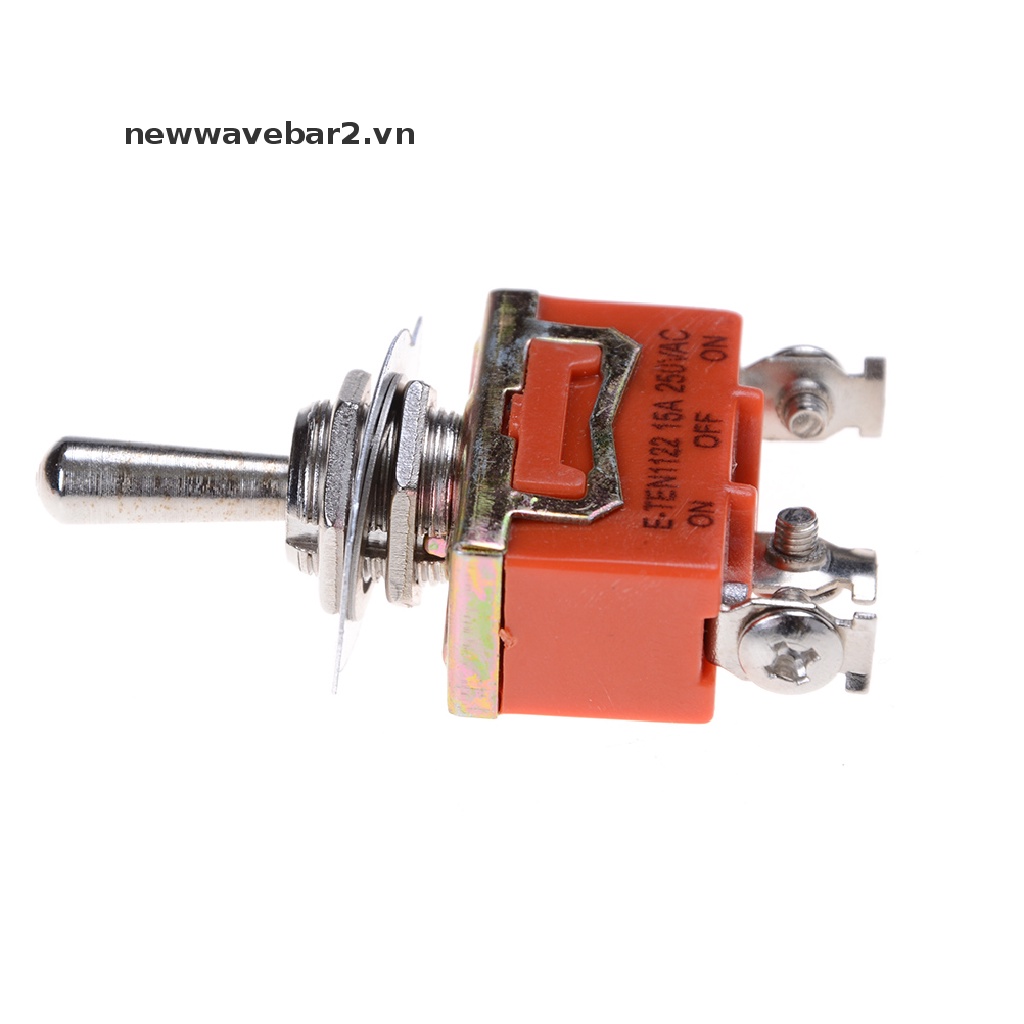 2 Công Tắc 3 Bước Màu Cam SPDT 250V 15A ON-OFF-ON