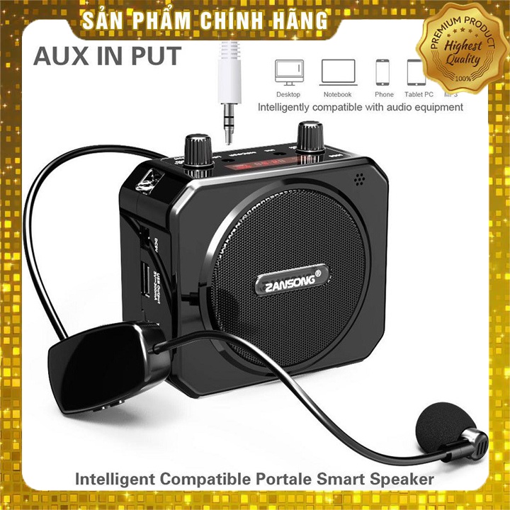 Loa Trợ Giảng Đa Năng Không Dây Bluetooth Zansong M80