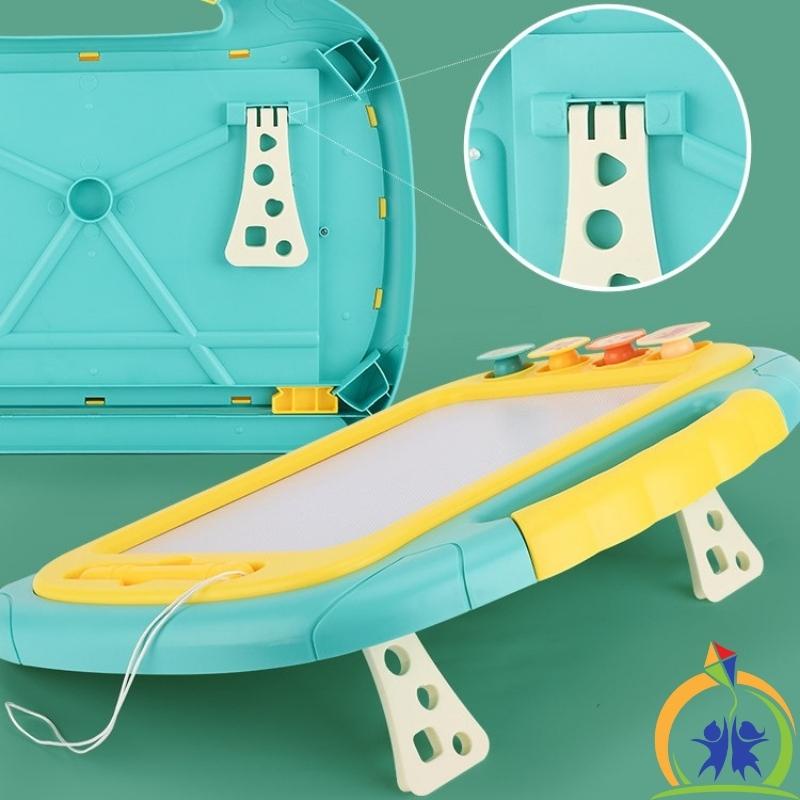 Bảng vẽ tự xóa cho bé loại to, Bảng viết tự xóa từ tính đồ chơi thông minh cho bé trai, bé gái GenKids