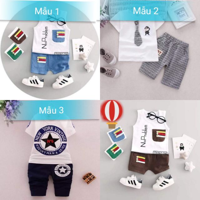 set đồ bé trai cá tính