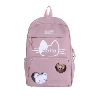 BALO PHỐI TÚI MICA TRÒN- HELLO Mèo