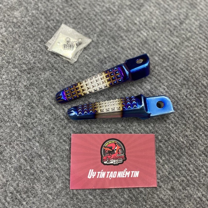 Để Chân Nhôm Take ( mẫu mới ) Gắn Nhiều Dòng Xe Honda Wave Dream Future Vario