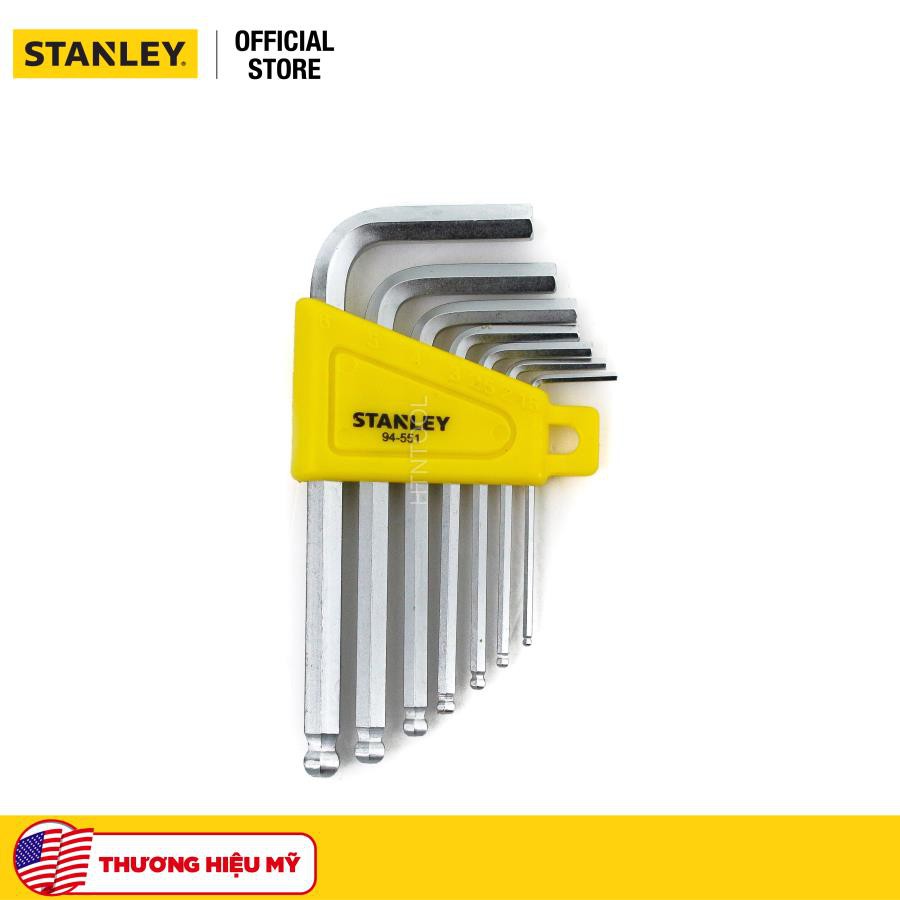 Lục giác đầu bi hệ mét (bộ 7pc) Stanley STMT94551-8