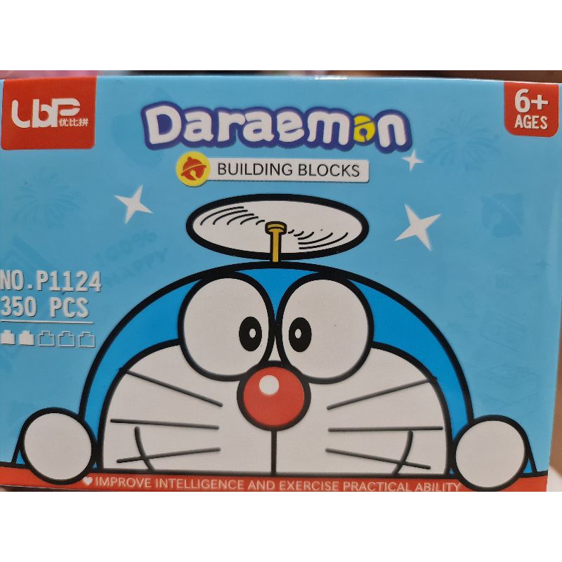 Ráp hình nano  Doreamon ( lắp ghép Doremon) 350pcs, có thể gắn vô khung ảnh, màn hình máy tính