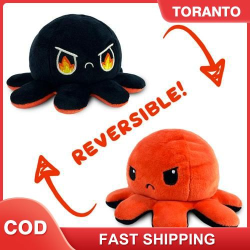 [Trong kho] bạch tuộc cảm xúc [Mã TOYJAN hoàn 20K xu đơn 50K] Bạch tuộc nhồi bông cảm xúc - Reversible Octopus/Bạch Tuộc Đồ Chơi Nhồi Bông TO