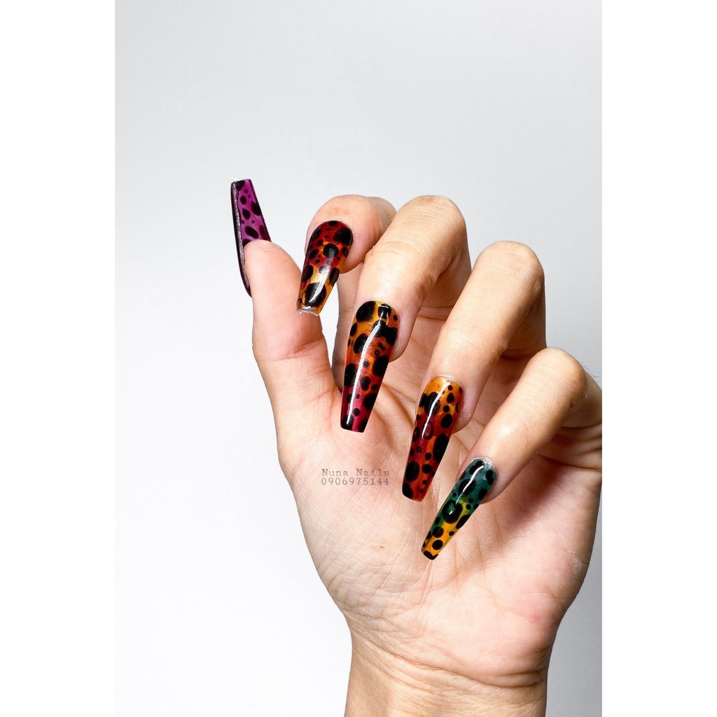 NAILBOX full phụ kiện Móng up thiêt kế ĐỘC MARBLE OMBRE inbox chọn size và shape đầy đủ phụ kiện CÓ NOW SHIP