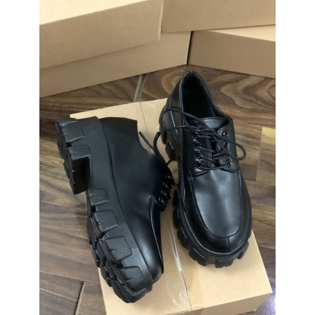 ulzzang Giày oxford bánh mì thắt dây | BigBuy360 - bigbuy360.vn