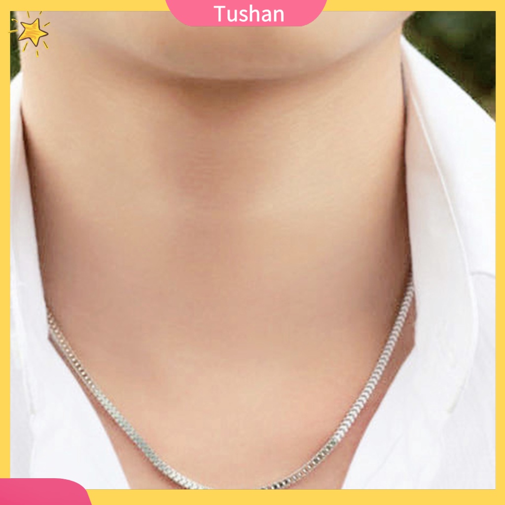 Vòng cổ bạc 925 trang sức 16 "18" 20 "22" 24 " 1.4mm cho nam nữ