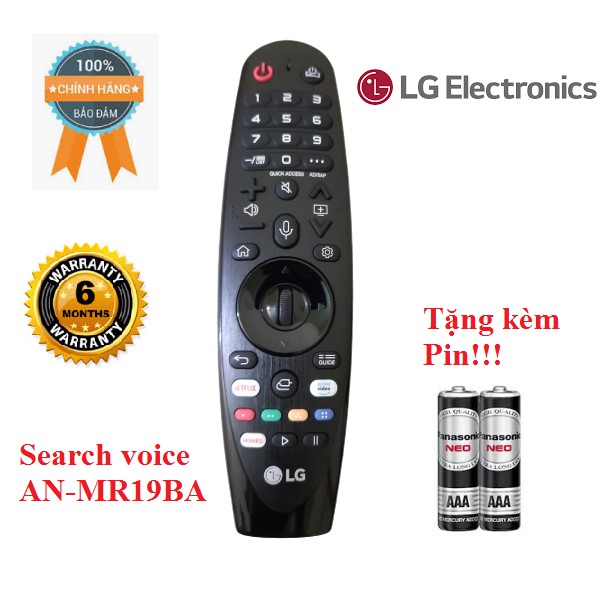 Remote Điều khiển TV LG AN-MR19BA giọng nói - Hàng mới chính hãng 100% Free ship + Tặng kèm Pin