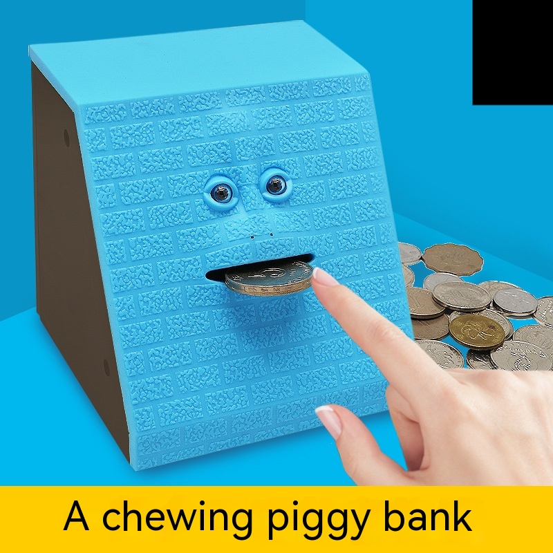 Ống Heo Tiết Kiệm Hình Mặt Chó Mèo Ăn Tiền Sáng Tạo Mới Lạ Ống Heo Tiết Kiệm Tiền Thông Minh Hộp Hũ Đựng Tiền Xu Giấy Hình Mặt Người Cá Trê Face Bank Hoạt Hình Dễ Thương Bằng Nhựa