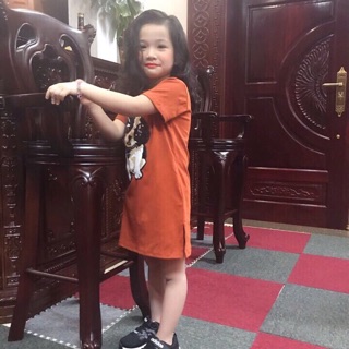 Váy chó thêu kim sa