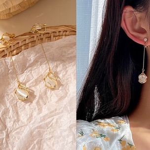 Bông Tai Dạng Kẹp Không Xỏ Thời Trang Hàn Quốc
