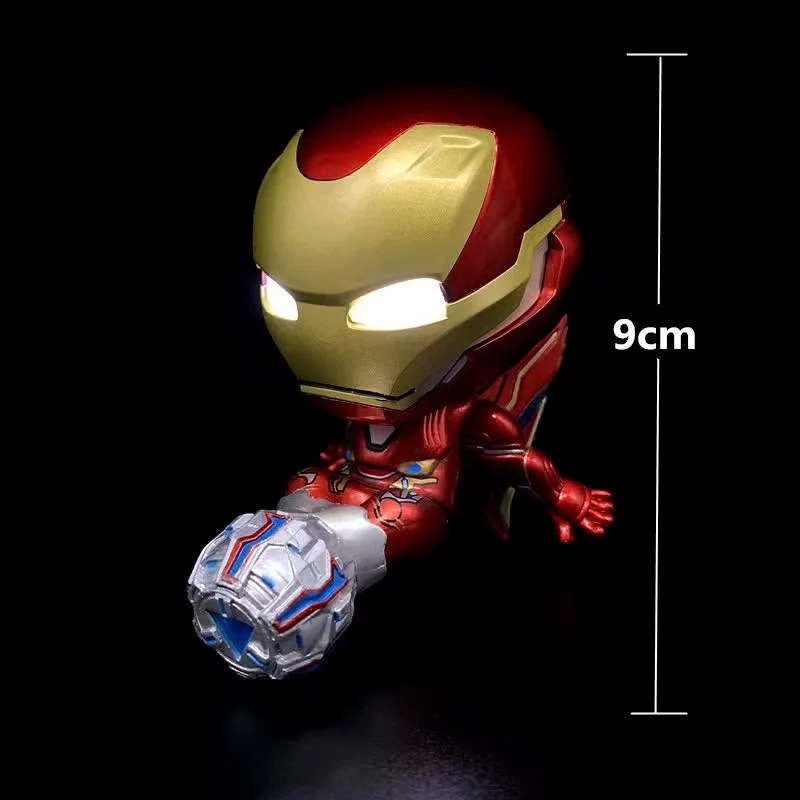 Mô hình Figure Marvel Avengers Ironman ver Chibi cute dễ thương Mark MK50 Giáp Nano Infinity War - Kunder Shop