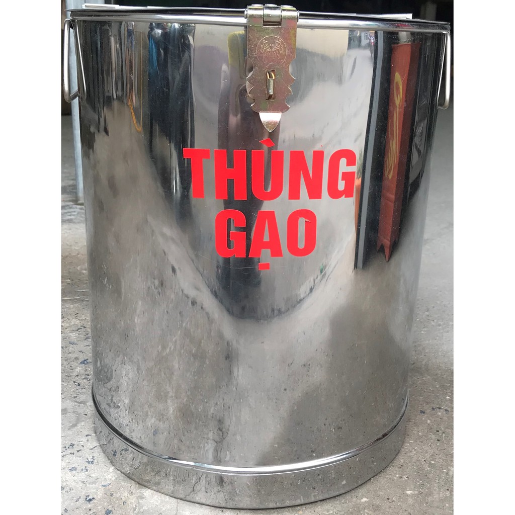 thùng đựng gạo inox các loại