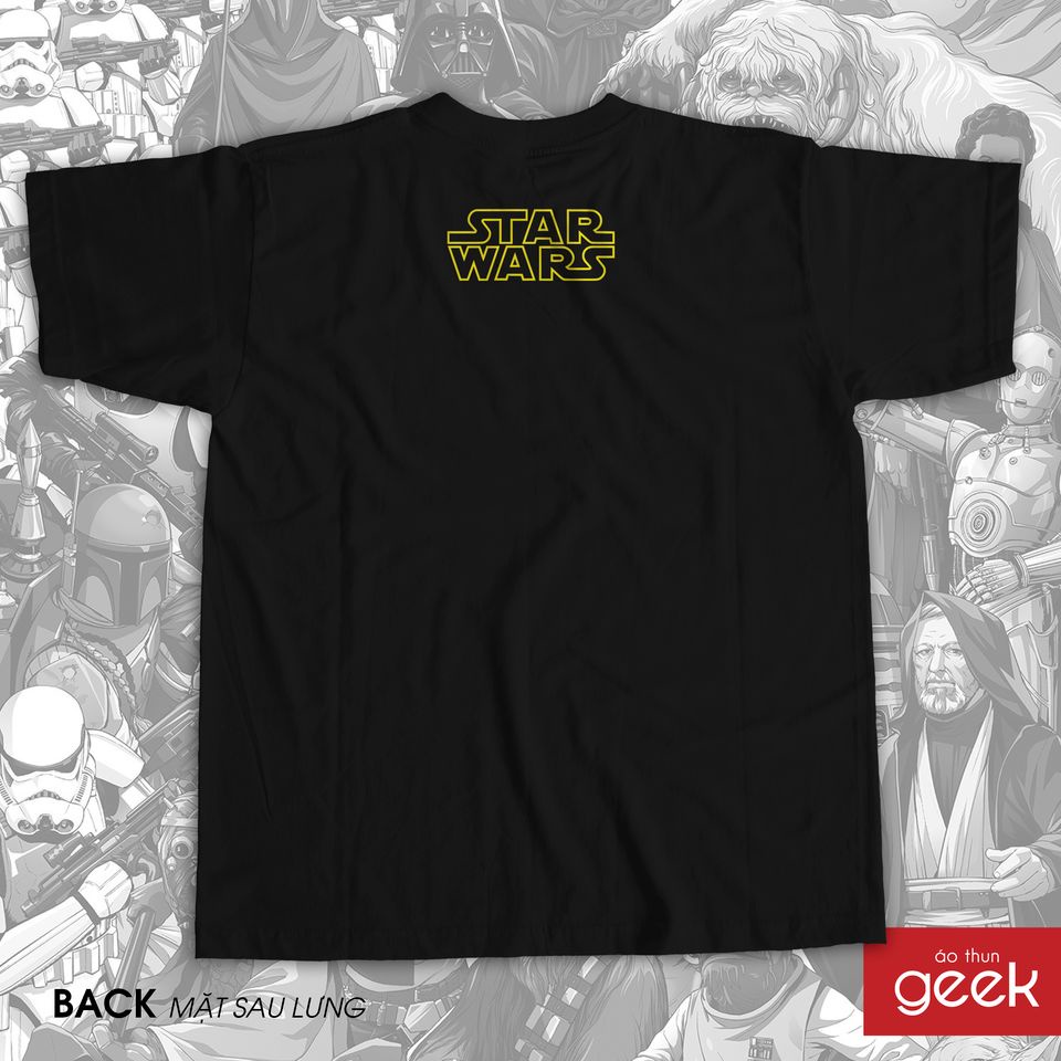 Áo thun in hình Star Wars - Father, 100% Cotton, siêu mịn