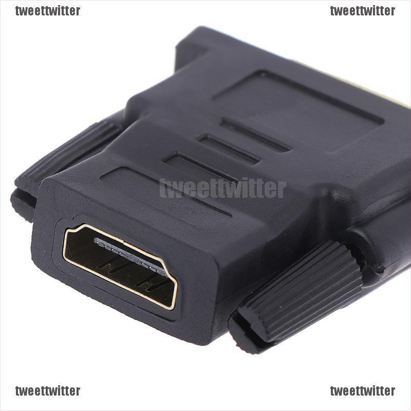 Đầu Chuyển Đổi Từ Cổng Hdmi Cái Sang Vga 24 + 1pin Dvi Đầu Cắm Chuyên Dụng Cho Hdtv