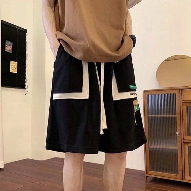 Quần Short Thể Thao Có Túi Lớn Thời Trang Hàn Quốc Đơn Giản Cho Nam quần đùi nam mặc nhà quần đùi rộng quần short nam ống rộng