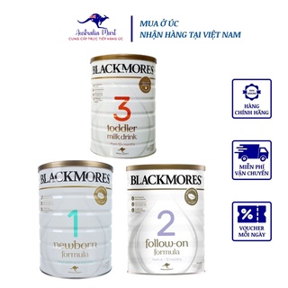 Sữa Tăng Cân Blackmores Formula Úc Hương Vani Số 1-2-3 Tăng Cân Nặng, Chiều Cao, Phát Triển Trí Não Cho Bé 900g
