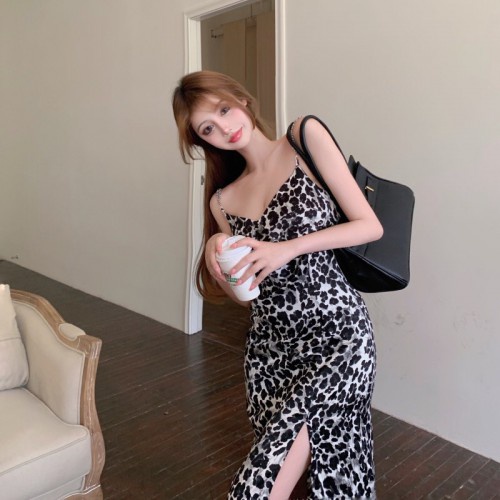 Đầm Da Beo 02 Dây - Váy Thiết Kế Quyến Rũ Cao Cấp - Thời Trang Sexy Cho những cô nàng Cá Tính