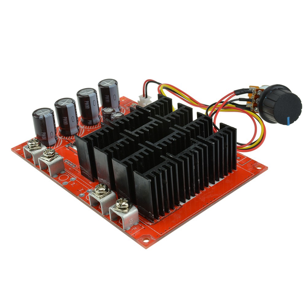 Bộ Điều Khiển Tốc Độ Động Cơ 10~50v 60A 3000W 15KHz DC Kèm Hộp Đựng Ốp