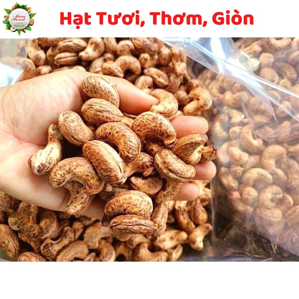 Hạt Điều Rang Muôi Bình Phước Loại 1, Hạt Điều Rang Củi 100% Xuất Khẩu Nguyên Lụa Đóng Hộp, ToFood86