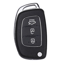 Ốp Chìa Khóa TPU 3 Nút Cho Hyundai Tucson Creta IX20 IX25 IX30 IX35 Solaris I10 I20 I25 I30 Verna Sonata Mistra Elantra Santa Fe 2015-2018