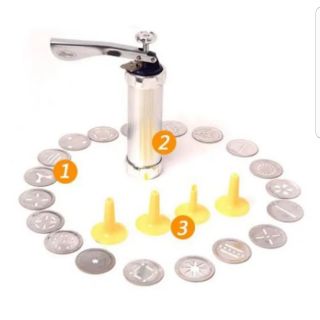 Bộ cookies press nhựa 12 mặt