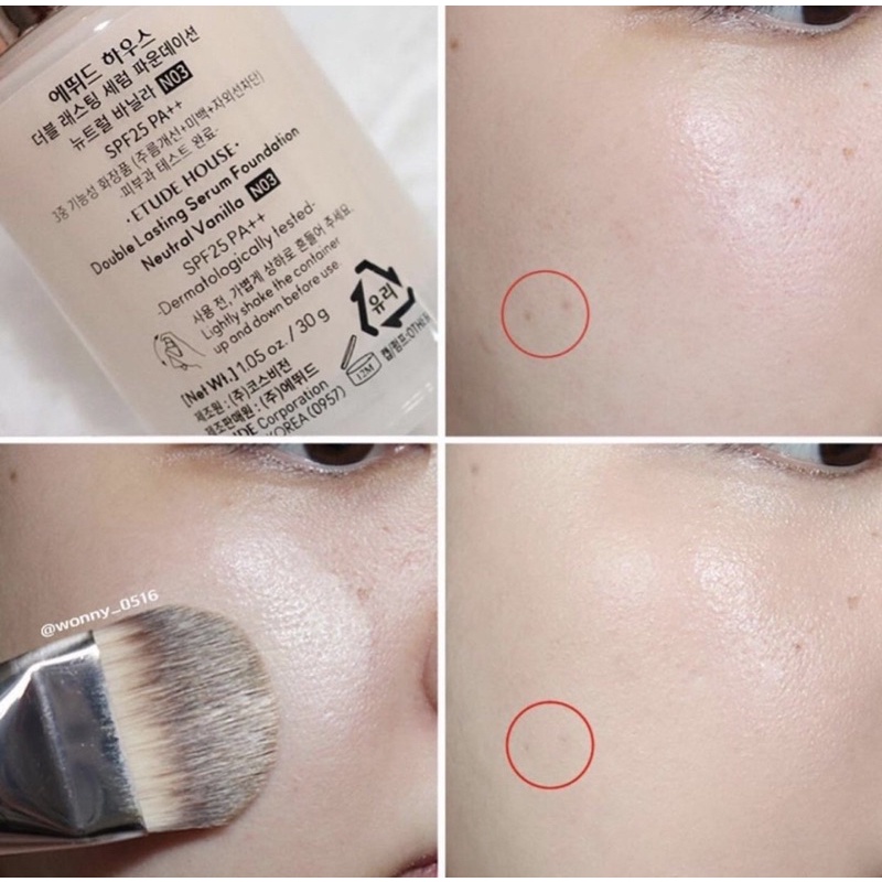 Kem Nền Etude House Double Lasting Serum