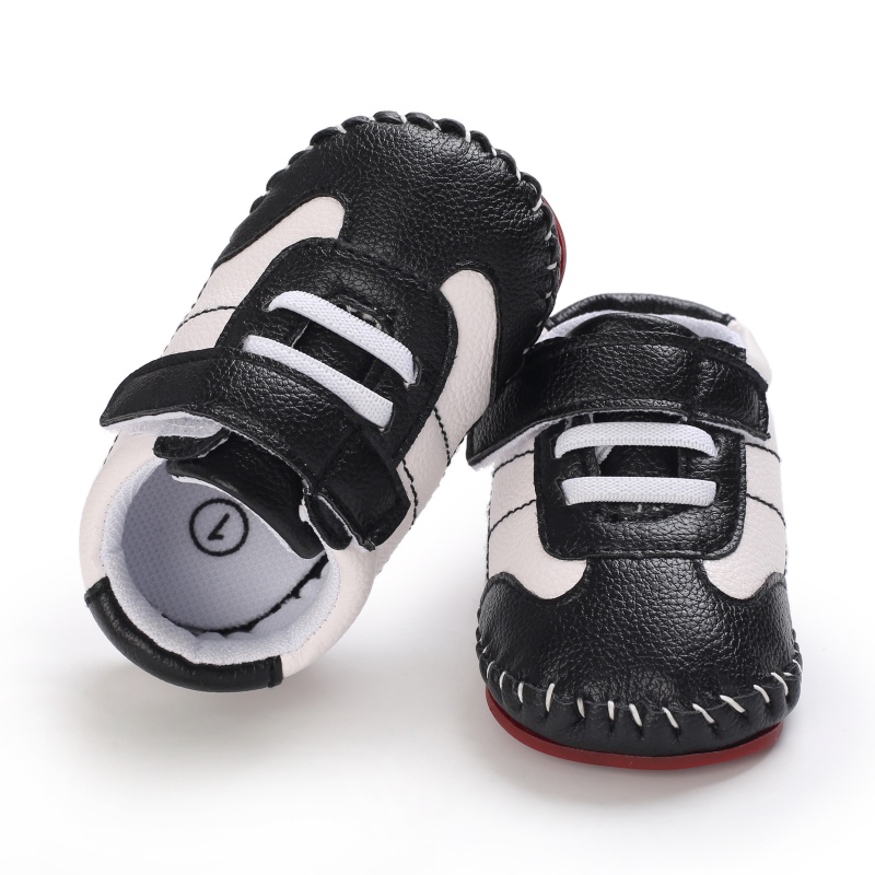 Giày Sneaker Đế Cao Su Chống Trượt Màu Sắc Phù Hợp Với Bé Trai Bé Gái Tập Đi