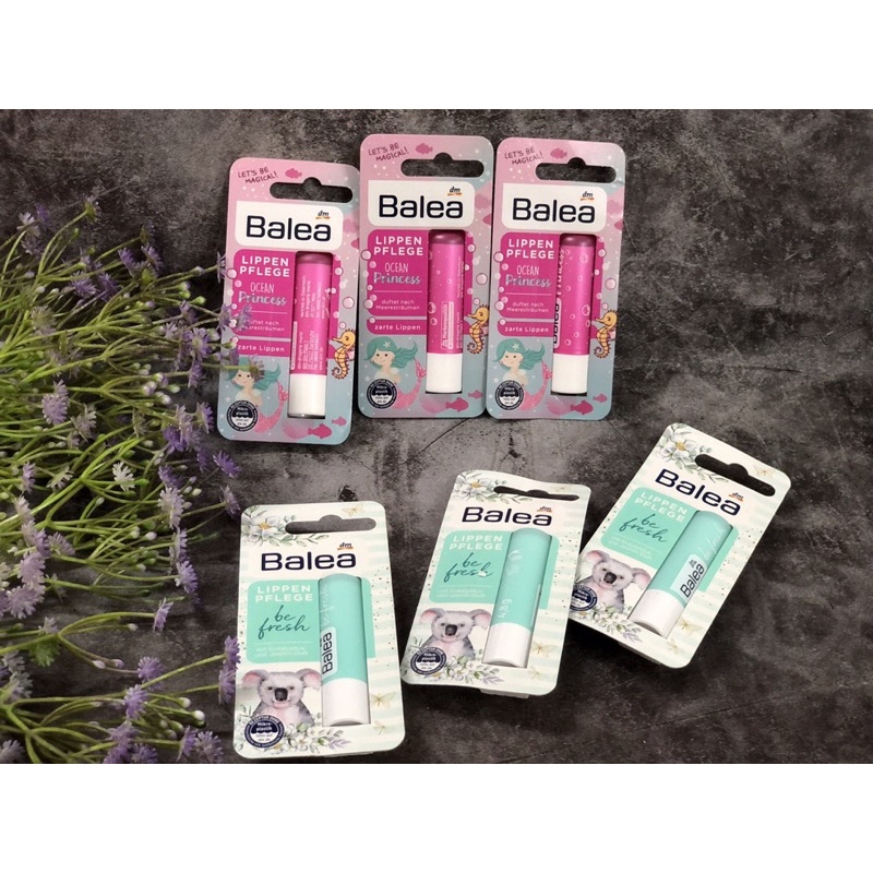 Son Dưỡng Môi Balea Ocean Princess 4.8G Cho Trẻ Em - Nội địa Đức giúp môi bé mềm mại, giảm nứt nẻ bong tróc