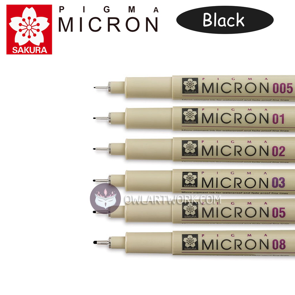 Bút line đi nét MICRON SAKURA vẽ kỹ thuật