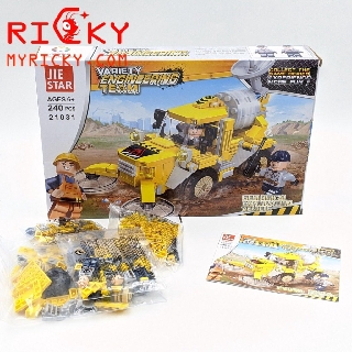 Bộ lego lắp ráp xe công trình