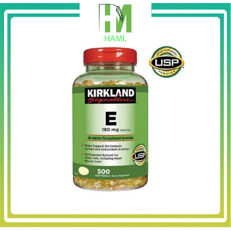 Vitamin E 400 IU 500 Viên Kirkland Của Mỹ, Date 2026