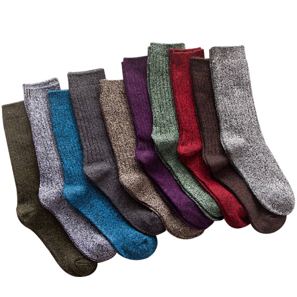 Vớ Màu Trơn Co Giãn Thoáng Khí Thời Trang Thu Đông Dành Cho Nam Và Nữ