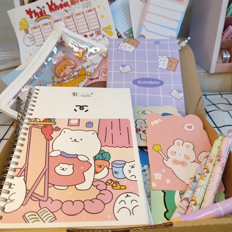 SET ĐỒ DÙNG HỌC TẬP CUTE