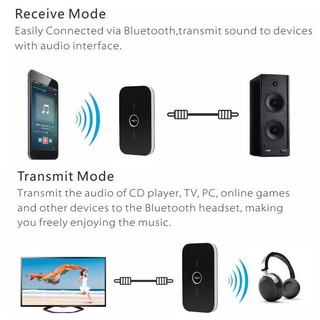 Bộ thu phát nhạc không dây bluetooth b6 - thu phát từ điện thoại, tivi, pc, laptop tới loa, tai nghe bluetooth