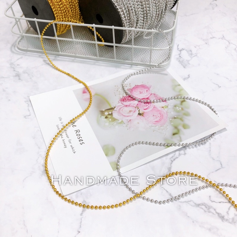 Dây hạt bi nhựa 4mm