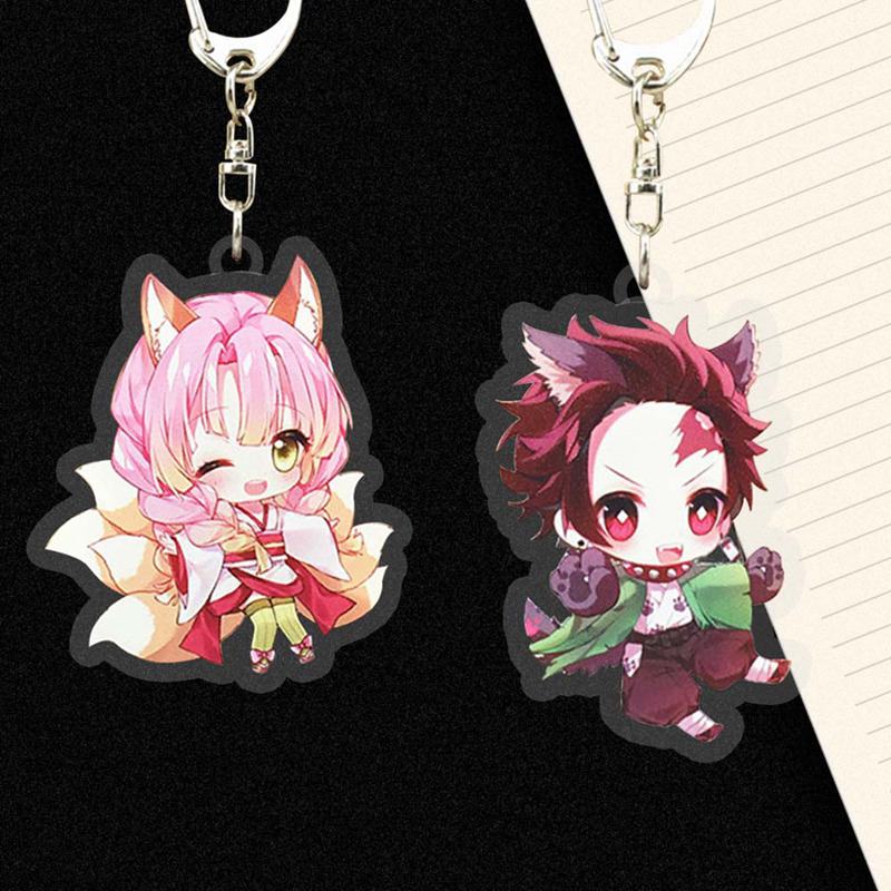 Tmdbyx Móc khóa hình nhân vật anime với 9 kiểu dáng lựa chọn