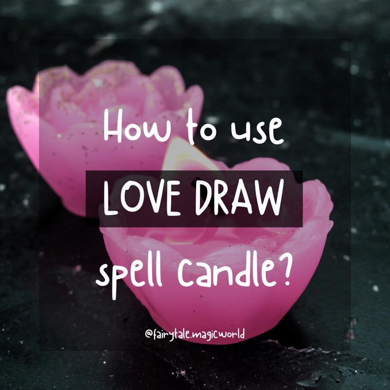 Love Draw Spell Candle | Thu hút tình yêu lãng mạn