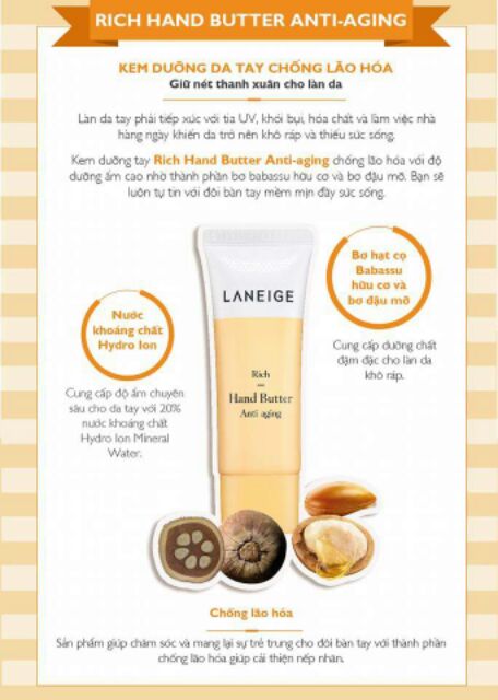 [40ML DATE T11/2011]KEM DƯỠNG TAY LANEIGE 40ML | BigBuy360 - bigbuy360.vn