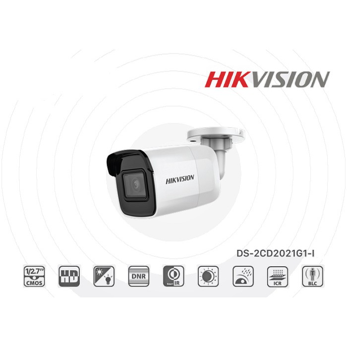 Camera IP HIKVISION DS-2CD2021G1-I 2MP Lắp Ngoài Trời - Hàng Chính Hãng