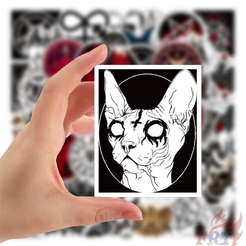 ❉ Punk Darkness Hell - Satan VS Pan Series 01 Stickers ❉ 50Pcs/Set DIY Fashion Luggage Laptop Skateboard Doodle Decals Stickers