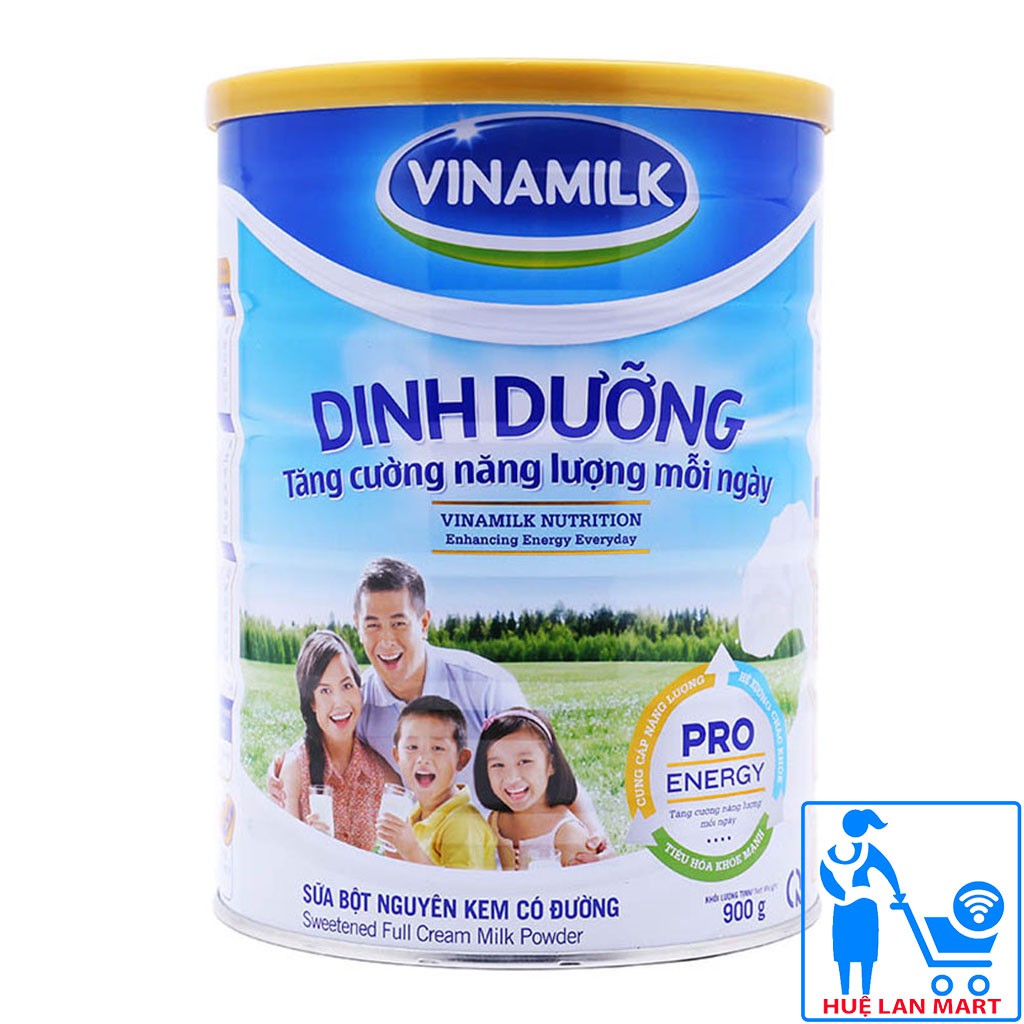 Sữa Bột Vinamilk Nguyên Kem Có Đường Hộp 900g (Phù hợp với mọi lứa tuổi)