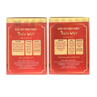 NƯỚC YẾN THIÊN VIỆT ĐỦ VỊ 70ML