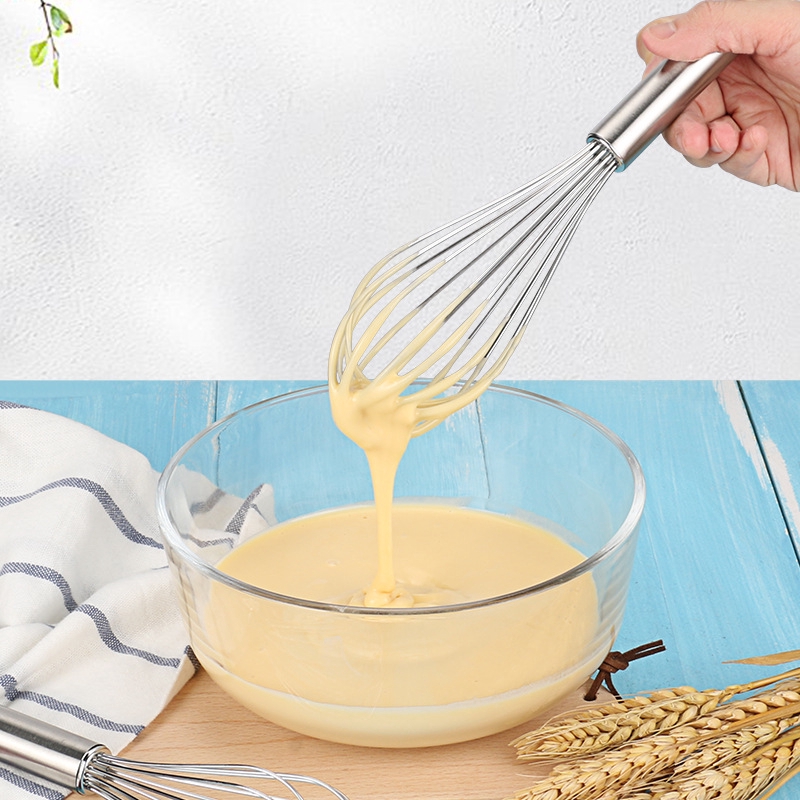 1pcs Stainless Steel Balloon Wire Whisk Egg Beater Baking Utensil