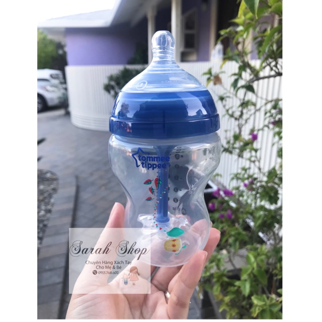 Bình sữa tommee tippee xanh dương 260ml