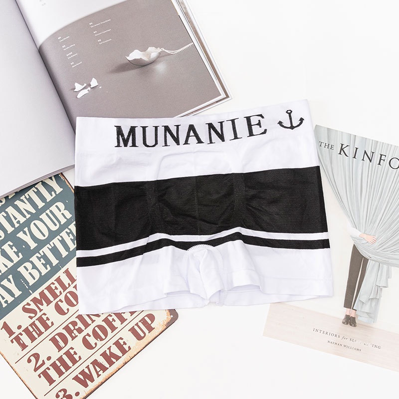 Quần Lót Boxer Thể Thao Nam Không Đường May Thoáng Khí Thoải Mái Phong Cách Nhật Bản Mới