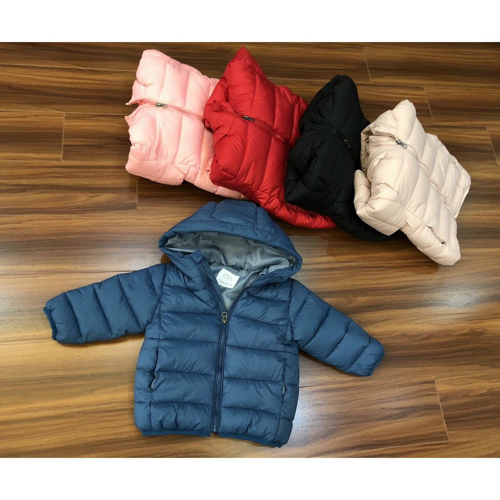 Áo khoác phao ZARA hàng VNXK chất siêu ấm 1-5 tuổi
