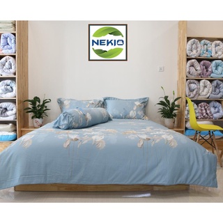 Bộ chăn ga gối Lụa Protencel-S Nekio Nhật Bản Cánh Tiên